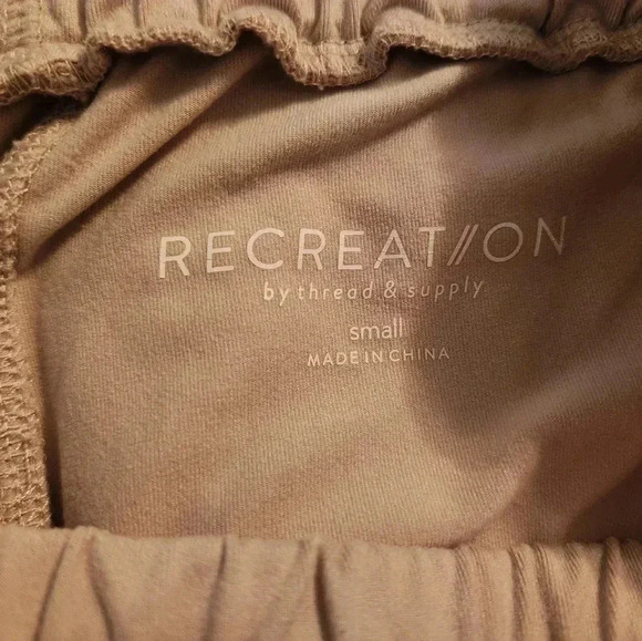 RECREATION by Thread and Supply soft joggers lounge athleisure tan beige nude - Picture 4 of 8